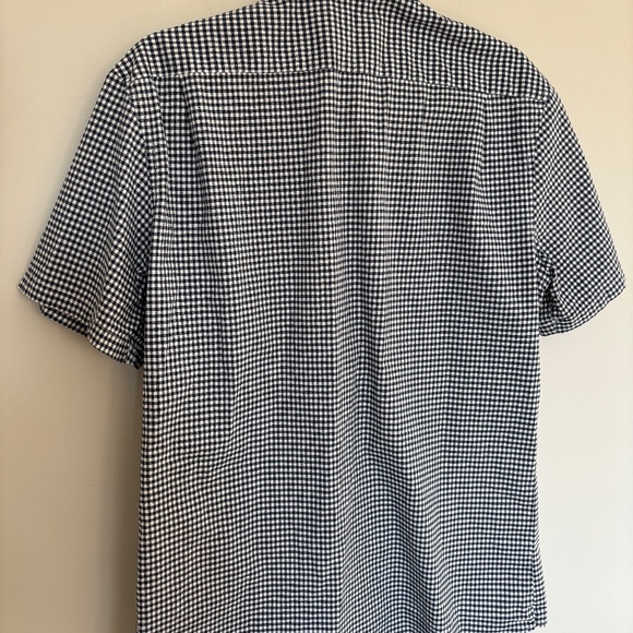 Michael Kors Checkered Short Sleeve Men's Shirt - Large - Picture 3 of 3
